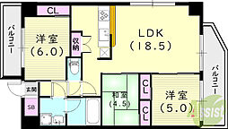 La Douceur西宮北口 5階