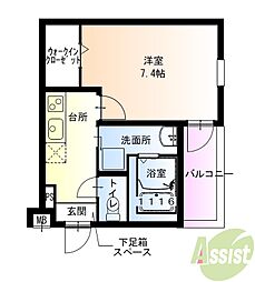フジパレス神田南通II番館 1階/-