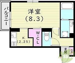 プラージュ武庫川 B棟 1階/-