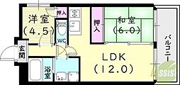 ドミール甲子園 2階/-
