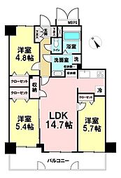 間取図画像 3LDK