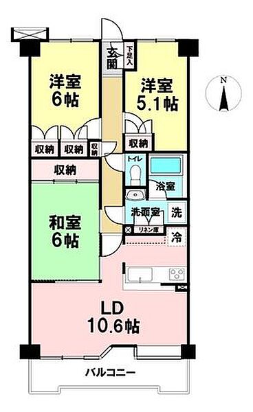 間取りを拡大表示