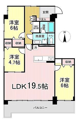間取り ユートピアレジデンス南仙台 8階/-