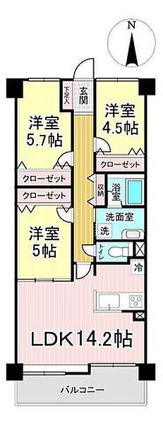 間取りを拡大表示
