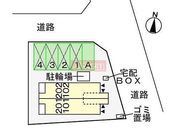 フラワー 201｜東京都立川市栄町５丁目(賃貸アパート1LDK・2階・43.79㎡)の写真 その21
