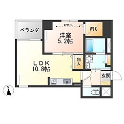 SEA22 1LDKの間取図画像
