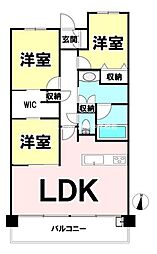 間取図画像 3LDK