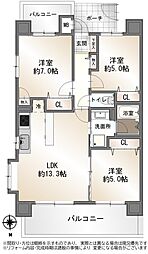 間取図画像 3LDK