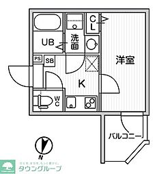 間取図画像 1K