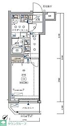 ARCOBALENO KIKUNA 1Kの間取図画像