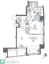 フェニックス新横濱クアトロ 1LDKの間取図画像