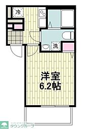 Ft-KAMOI flat(エフティカモイフラット) 1Kの間取図画像