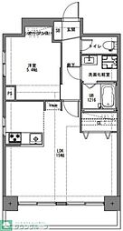 ウィルテラス横浜サウス 1LDKの間取図画像