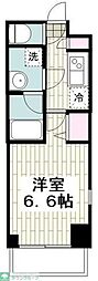 ガーラ・プレシャス横浜西谷 1Kの間取図画像