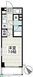 ガーラ・プレシャス横浜西谷 1Kの間取図画像
