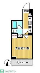 SHOKENResidence横浜大口 1Kの間取図画像