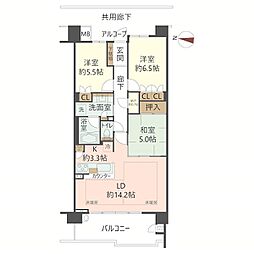 間取図画像 3LDK