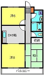 間取図画像 3DK
