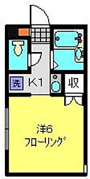 間取図画像 1K