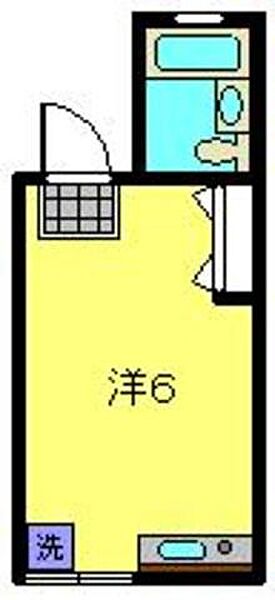 さくら荘2 202｜神奈川県横浜市西区南浅間町(賃貸アパート1R・2階・14.85㎡)の写真 その2