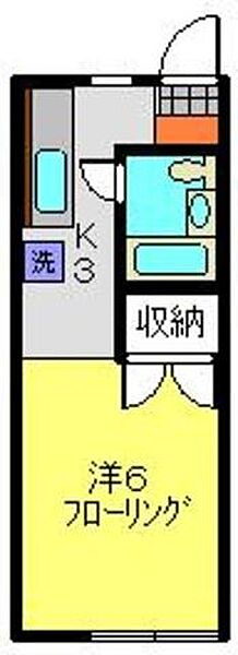 エバーグリーンハイツ 103｜神奈川県横浜市神奈川区六角橋６丁目(賃貸アパート1K・1階・20.00㎡)の写真 その2