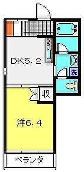 シルクガーデニア 406｜神奈川県横浜市神奈川区栗田谷(賃貸マンション1DK・4階・35.68㎡)の写真 その2