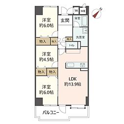 間取図画像 3LDK