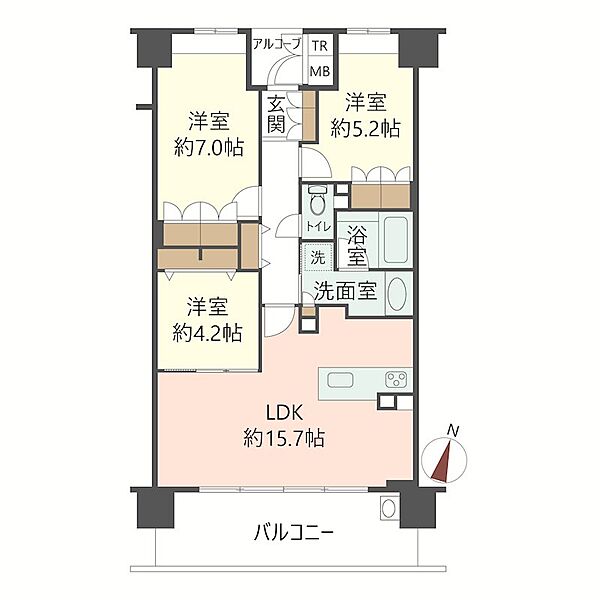 間取りを拡大表示