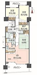 間取図画像 3SLDK