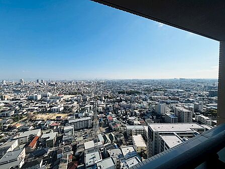 最上階住戸につき眺望・陽当り・通風良好