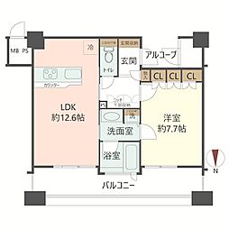 ビオール大阪大手前タワーの間取図画像