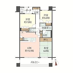 間取図画像 3LDK