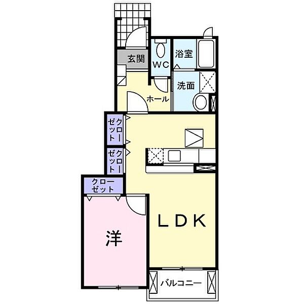 ウエルト西里 102｜愛知県名古屋市名東区西里町３丁目(賃貸アパート1LDK・1階・45.72㎡)の写真 その2