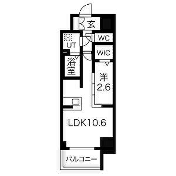 エスリード今池ルミナス 413｜愛知県名古屋市千種区今池５丁目(賃貸マンション1LDK・4階・35.15㎡)の写真 その2