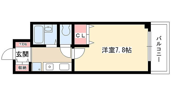 サンヒルズ藤ヶ丘 102｜愛知県名古屋市名東区朝日が丘(賃貸マンション1K・1階・21.84㎡)の写真 その2