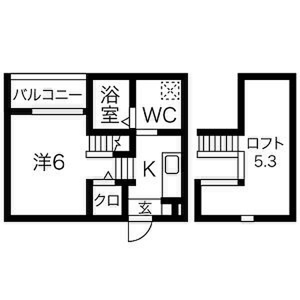 アペラシオン鳥羽見 203｜愛知県名古屋市守山区鳥羽見２丁目(賃貸アパート1R・2階・21.56㎡)の写真 その2