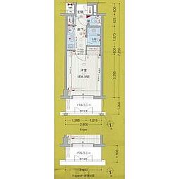 プレサンス久屋大通公園サウス 1Kの間取図画像