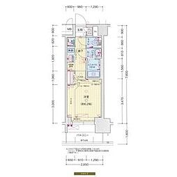 名古屋市中区橘1丁目マンション 1Kの間取図画像