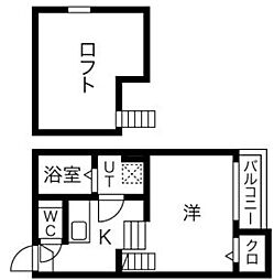 stage笹島 ワンルームの間取図画像
