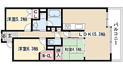 レジディア泉 3LDKの間取図画像