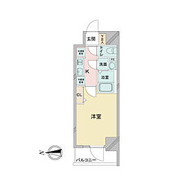 アステリ鶴舞ディオ 1Kの間取図画像