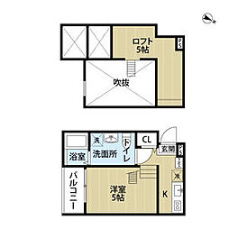 ティルナノーグ ワンルームの間取図画像
