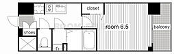 プレサンス鶴舞ファースト 1Kの間取図画像