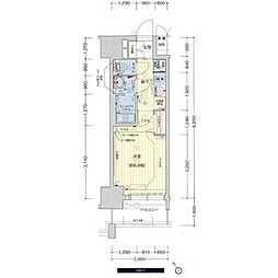 プレサンス新栄リベラ 1Kの間取図画像