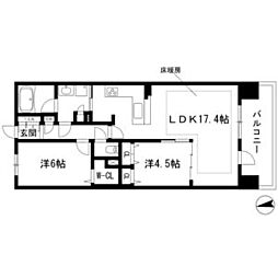 プレサンスロジェ上前津駅前2 2LDKの間取図画像