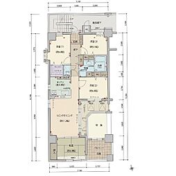 クレステージ久屋大通り 4LDKの間取図画像