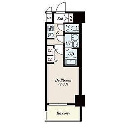 VILLA・SERENO桜山 1Kの間取図画像