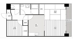 カーサ金山 3DKの間取図画像