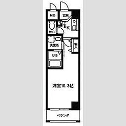 本州守山ビル 1Kの間取図画像