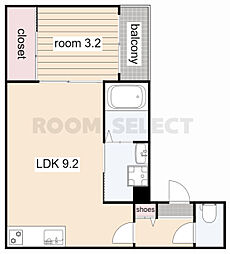 LECOCON守山3 1LDKの間取図画像